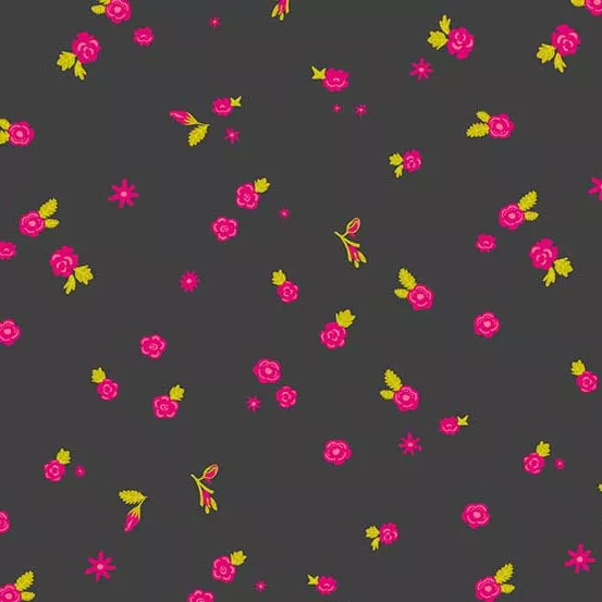 Andover Sun Print Day Dream Black A-8903-K ^