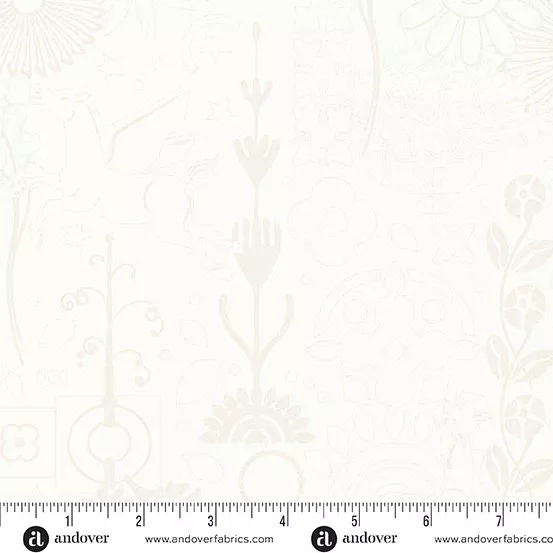 Andover Sun Print Whisper Cameo Cream Fabric