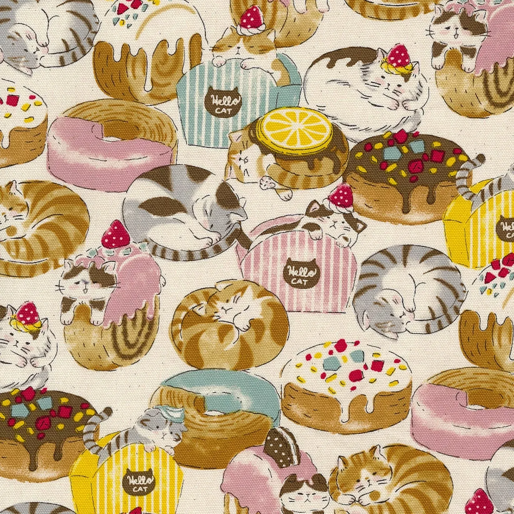 Animal Bread - Donut Cats Natural | KOKYGA-79040-1-A