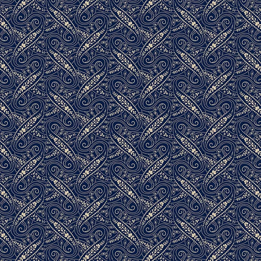 Anna B's Indigos Paisley Navy