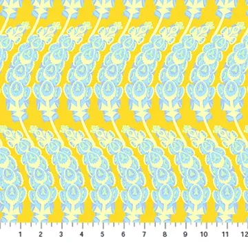 Anna Maria Horner Jumpstart Bells Of Ireland Sunny Fabric