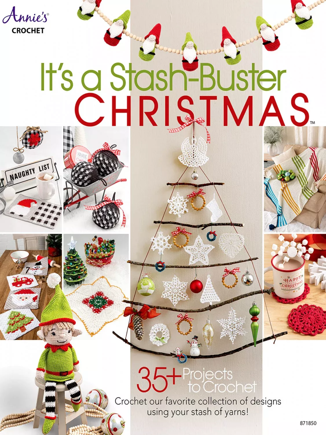 Annie's Crochet It's A Stash Buster Christmas Crochet Book