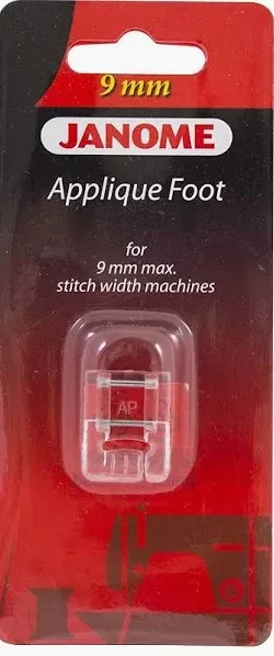 Applique Foot-9mm machines