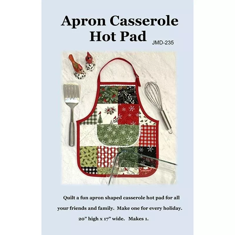 Apron Casserole Hot Pad Pattern by J. Minnis Designs