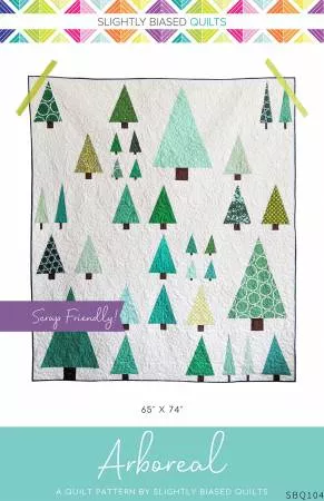 Arboreal Quilt Pattern by Slightly Biased Quilts SBQ-104
