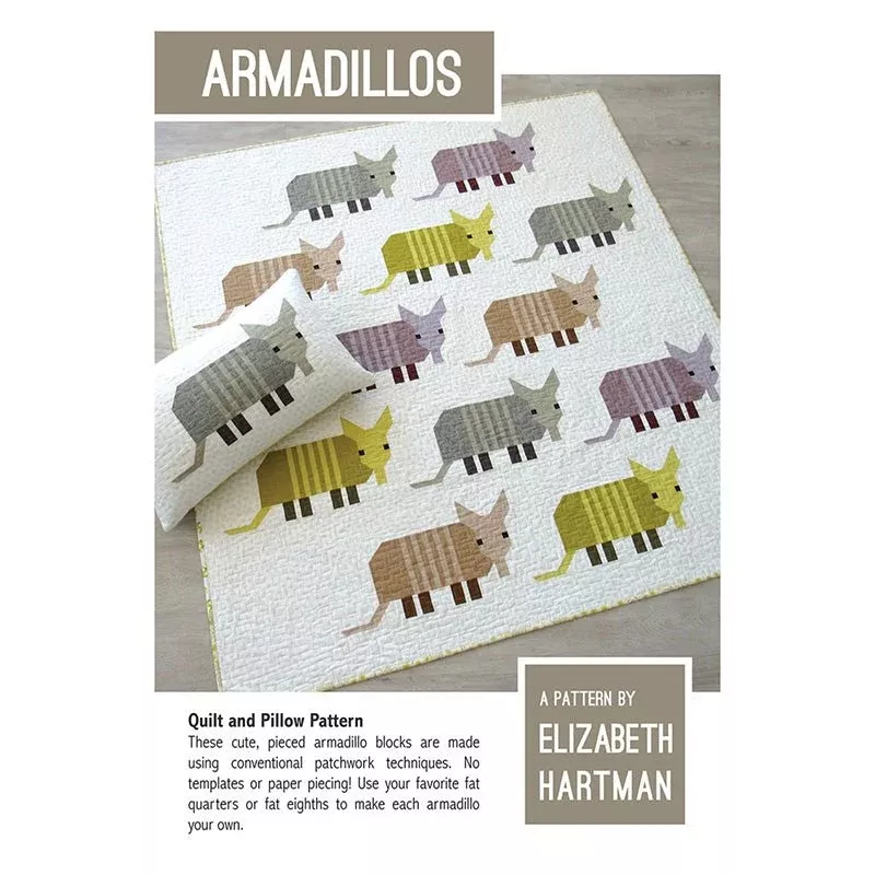 Armadillos Quilt Pattern by Elizabeth Hartman