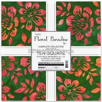 ARTISAN BATIKS: FLORAL PARADISE by LUNN STUDIOS ROBERT KAUFMAN