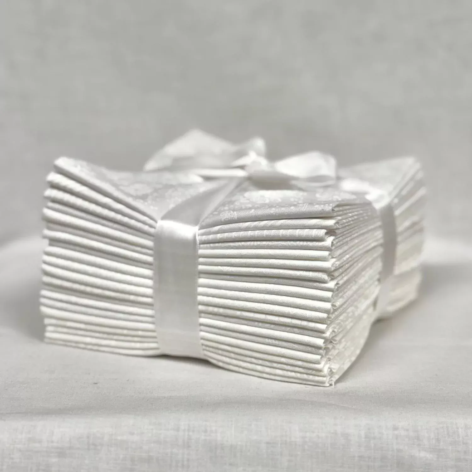 Assorted White On White Fat Quarter Bundle - 20 Fat Quarters - Precut