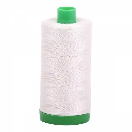 Aurifil 40 wt col. 2309 Silver White 1094yds