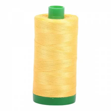 Aurifil Mako Cotton Thread 40wt 1094yds 1135 Pale Yellow