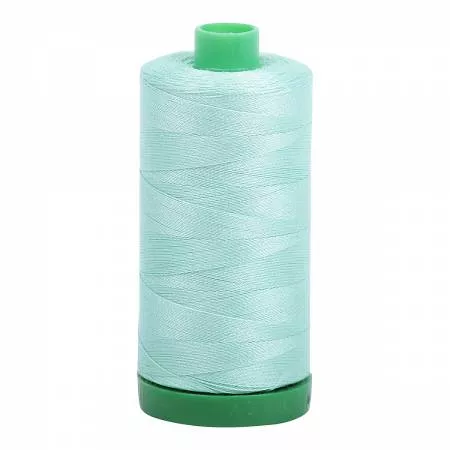 Aurifil Mako Cotton Thread 40wt 1094yds 2835 Medium Mint