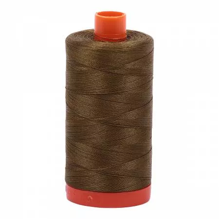 Aurifil Mako Cotton Thread 50wt 1422 yds 4173 Dark Olive