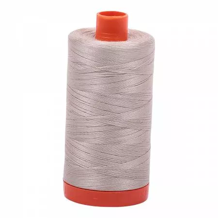 Aurifil Mako Cotton Thread 50wt 1422 yds 6711 Pewter