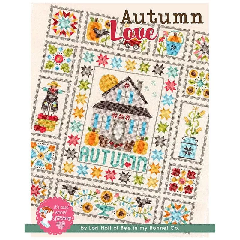 Autumn Love Cross Stitch Pattern by It's Sew Emma