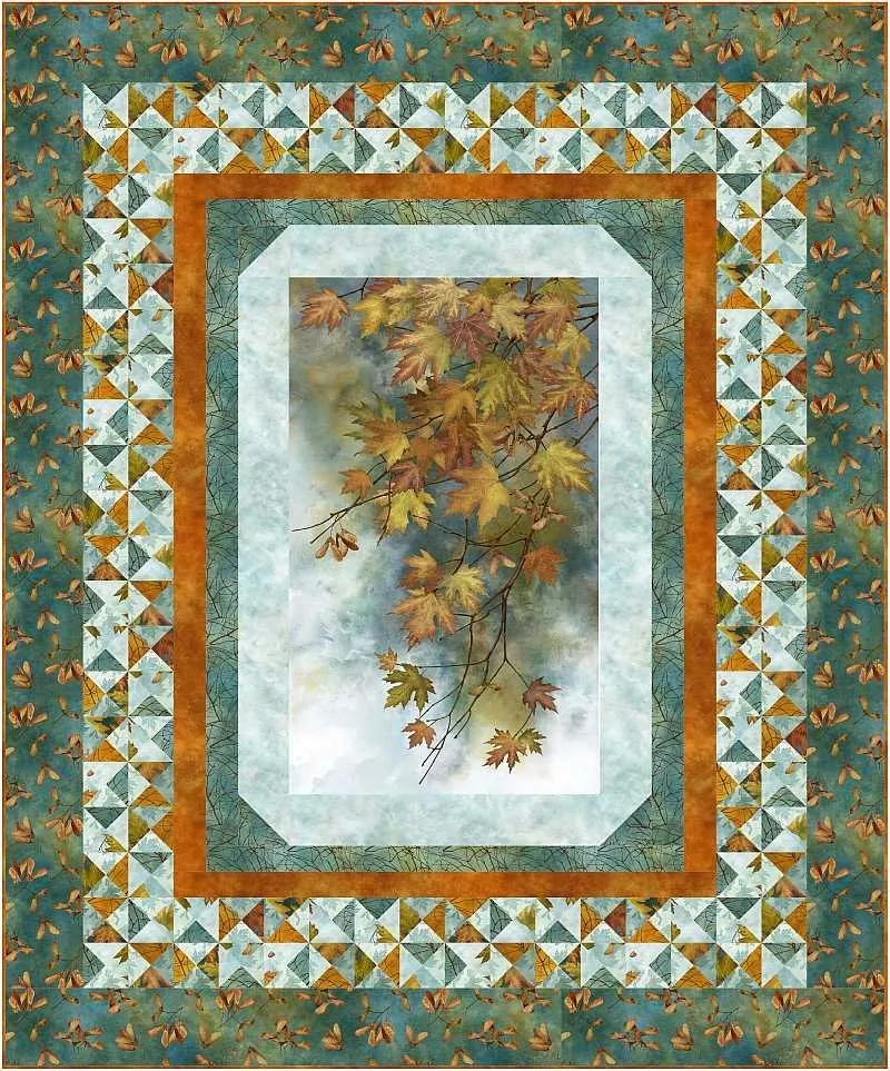 Autumn Night Throw Quilt Pattern PTN 3143