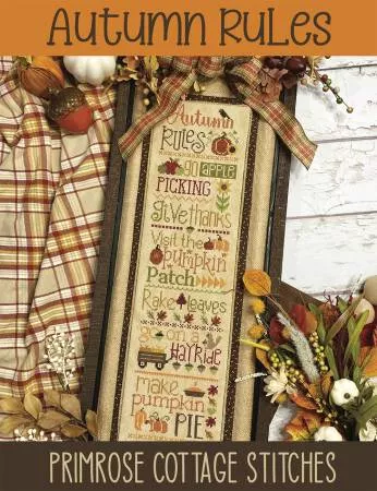 Autumn Rules : Cross Stitch Pattern - #PCS-027 - Primrose Cottage