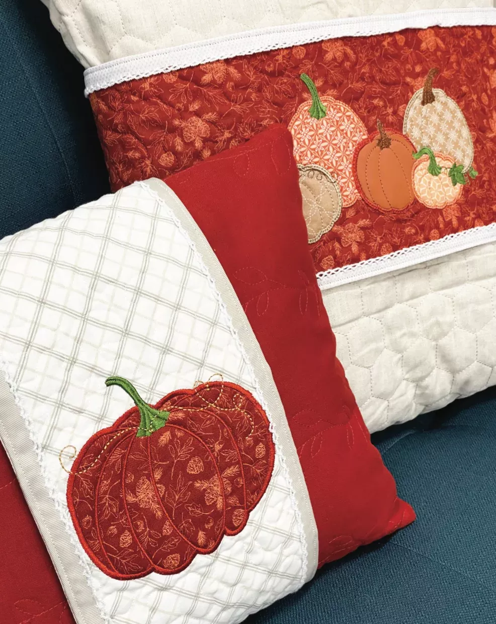 Autumn Square Pillow Wrap (Downloadable Sewing Pattern)