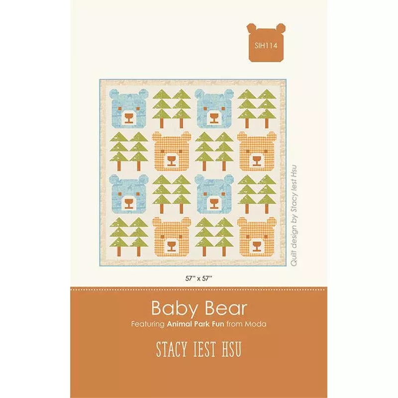 Baby Bear Quilt Pattern by Stacy Iest Hsu