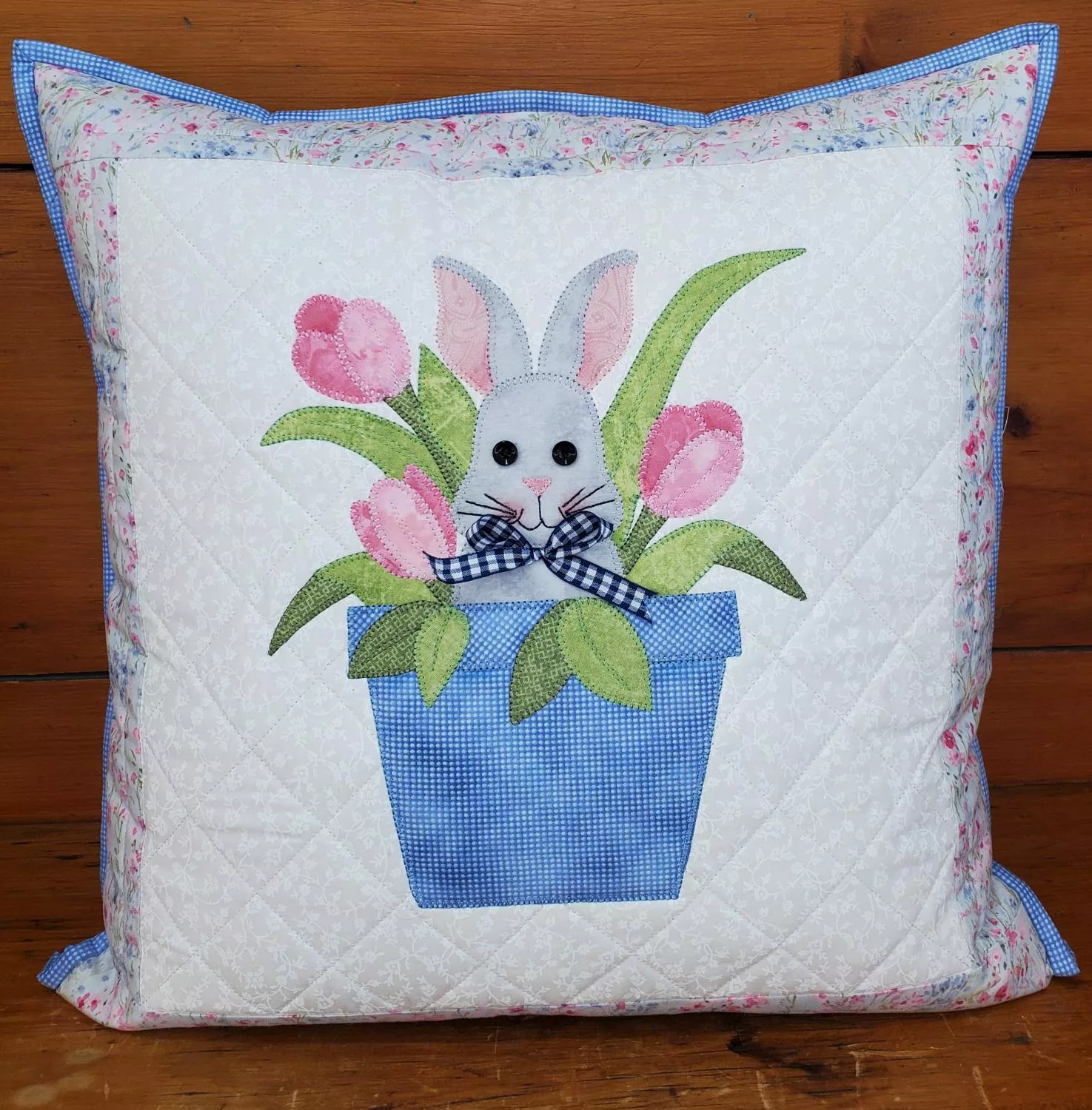 Baby Burrows Pillow KITby Quilter's Bouquet (18" x 18")
