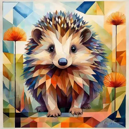 Baby Hedgehog Card
