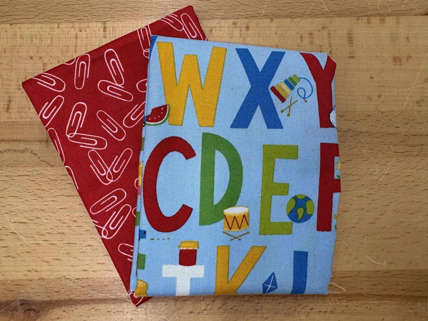 Back to School Placemat KIT - Makes 1 Placemat - 12" x 16"
