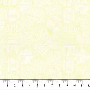 Banyan Hexies for Northcott - 81700-50 Pastel Yellow