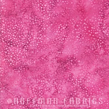 Batik 885-12 Pink Bali Chops Hoffman Fabrics Batiks ^