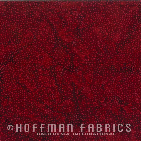 Batik 885-568-Red-Velvet Bali Chops Hoffman Batiks ^