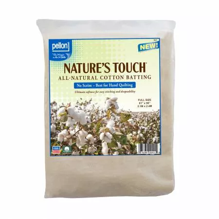 Batting Pellon Nature's Touch 100% Natural Cotton No Scrim 81
