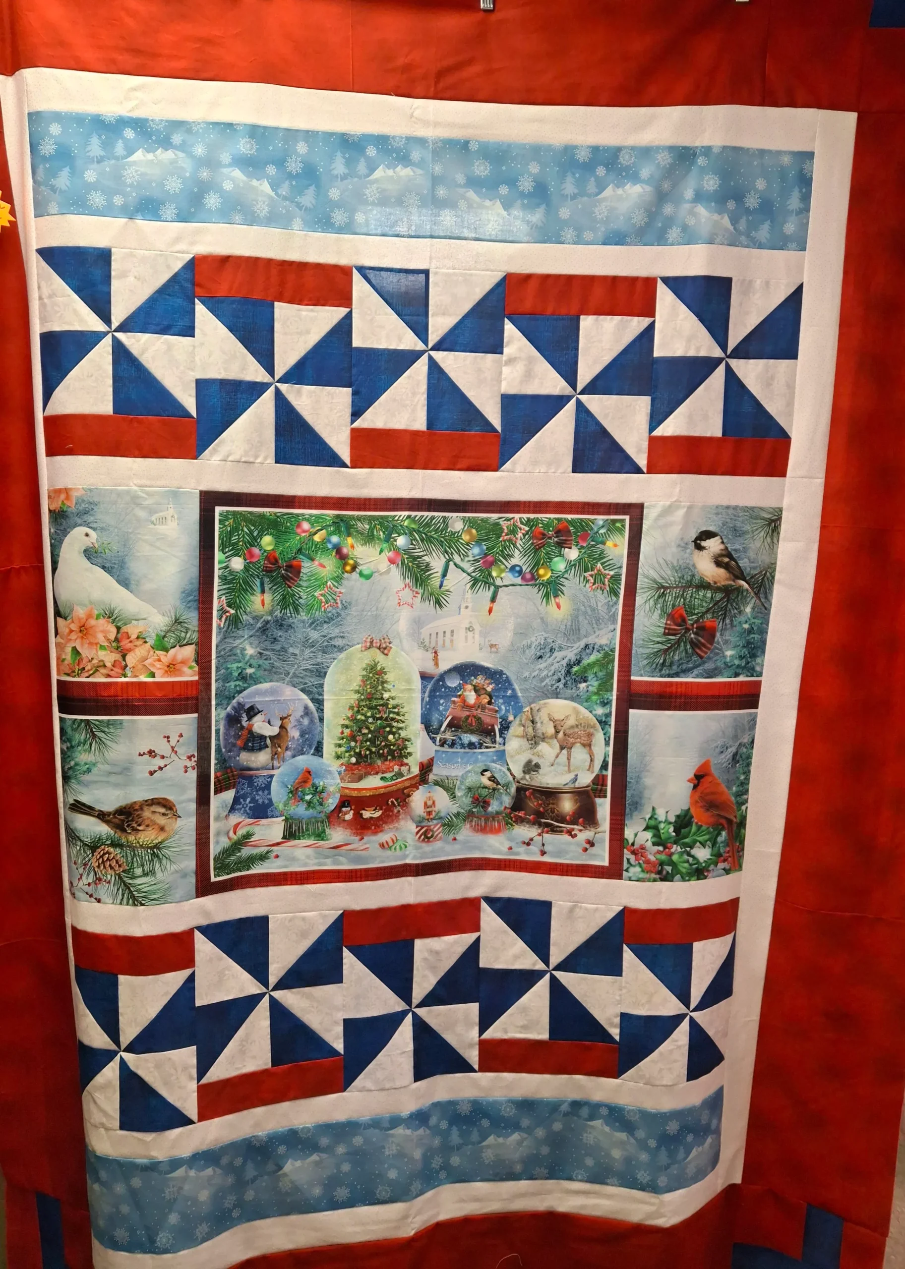 Believe Christmas Snowglobe Quilt Kit