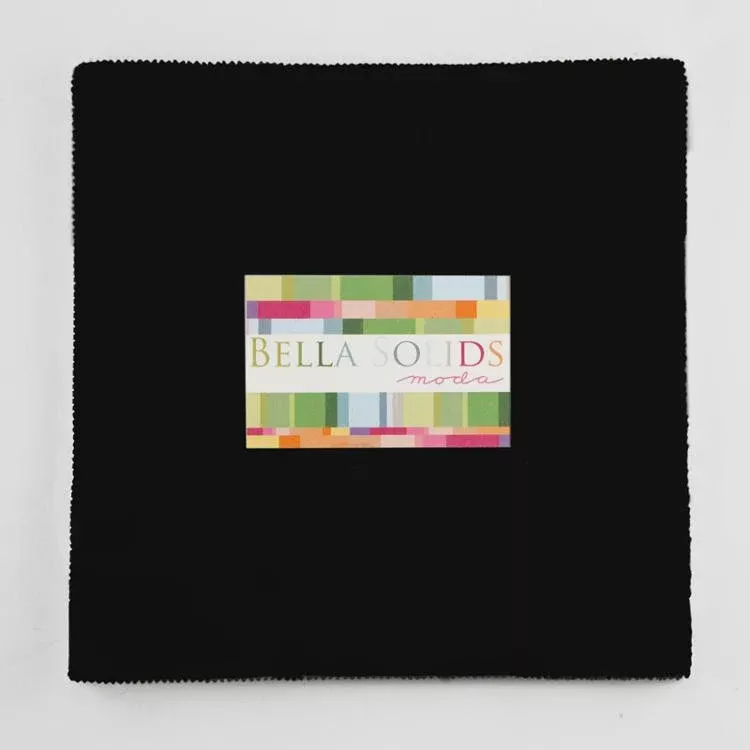 Bella Solid Black Junior Layer Cake