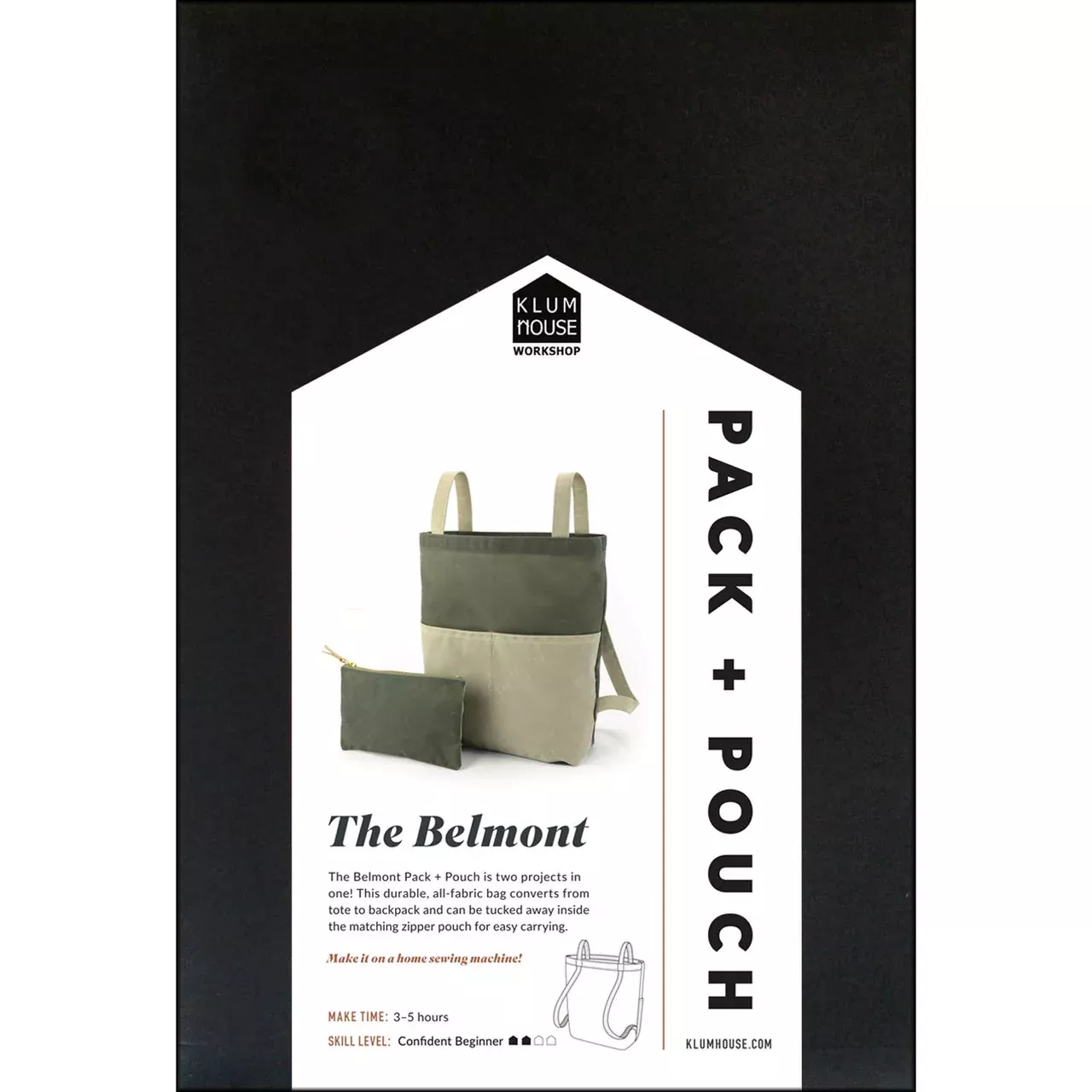 Belmont Pack + Pouch Pattern