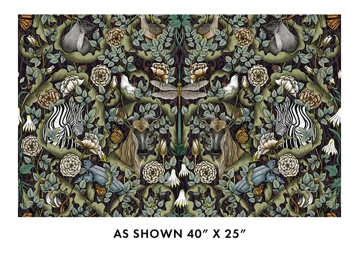 Benartex Mythic Forest Multi Wide Back Fabric