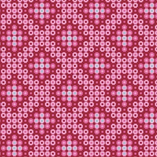 Benartex Stitchy Crossweave Fuchsia Fabric ONLINE PURCHASE ONLY