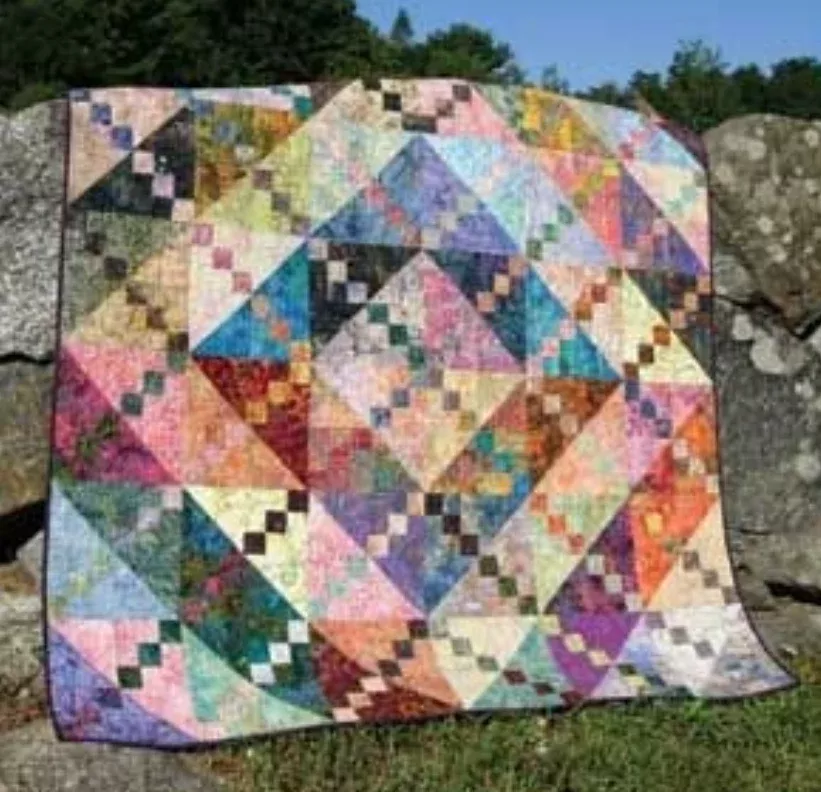 Bermuda Sunrise Quilt Pattern by Frog Hollow Designs