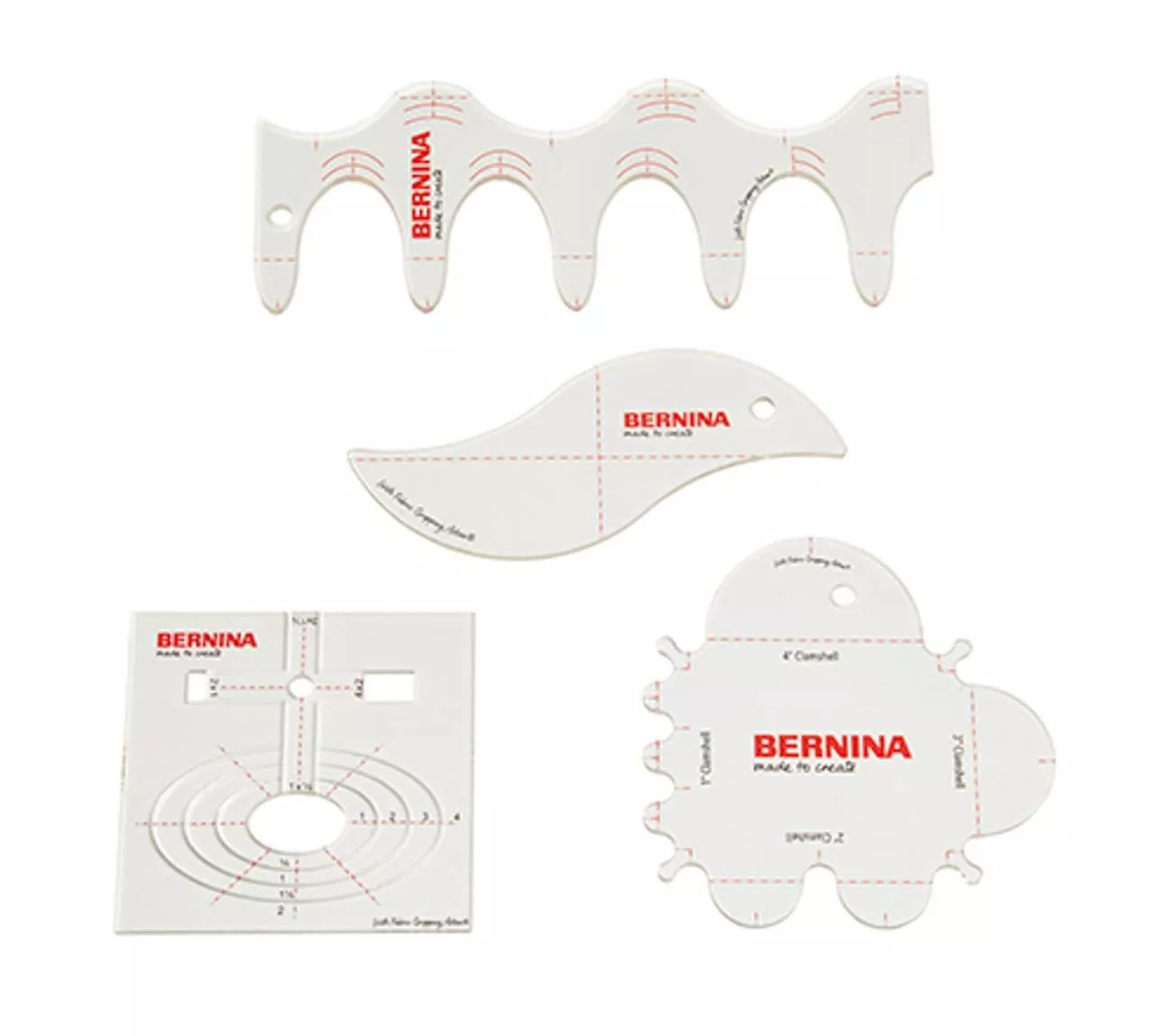 Bernina Curves and Clams Ruler Kit