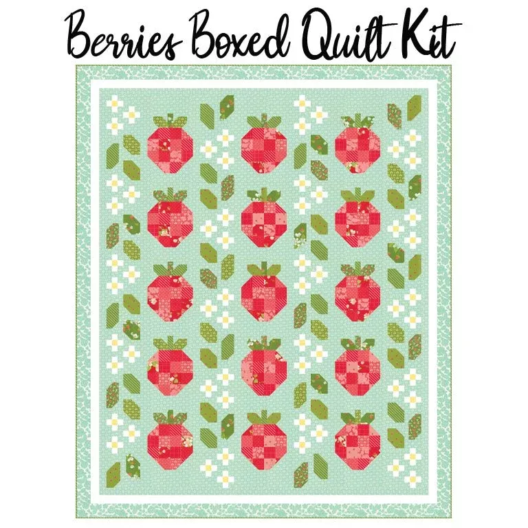 Berries Boxed Quilt Kit with Bloomsberry from Moda