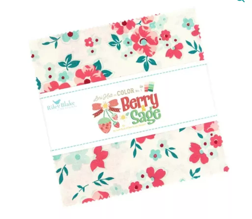 Berry & Sage 5" Stacker-42 pcs