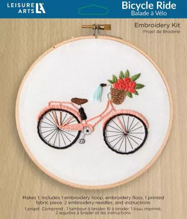 Bicycle Ride 6" Embroidery Kit