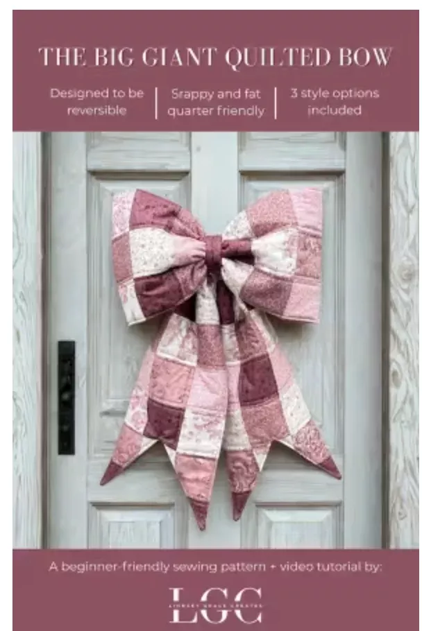The Big Giant Quilted Bow