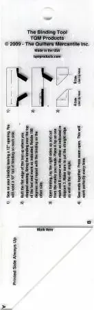 The Binding Tool Template Ruler TQM001