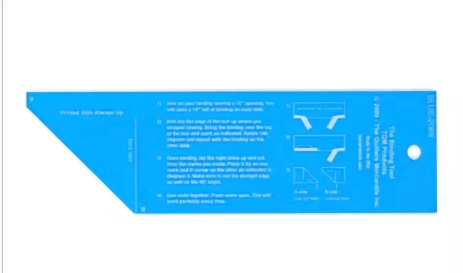 The Binding Tool Template Ruler