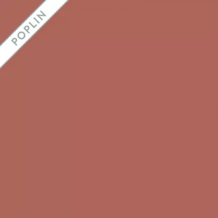 Birch Organic Solid Cotton Poplin Apricot Brandy ^