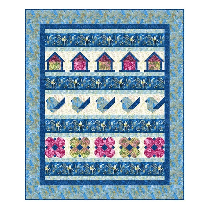 Birdhouse Garden Pattern