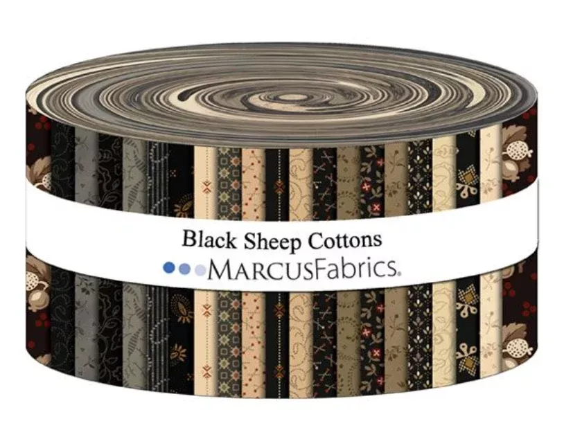Black Sheep Cottons 2 1/2" strips-40
