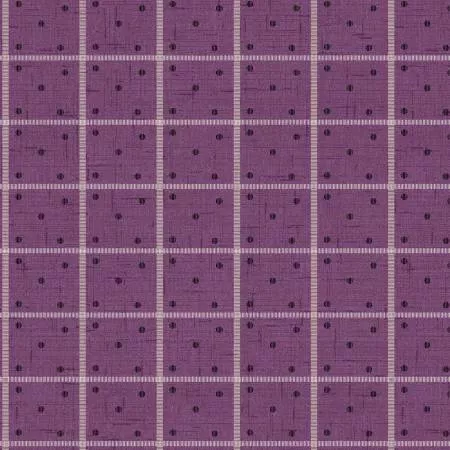 Blackberry Bramble Dots & Stripes Purple