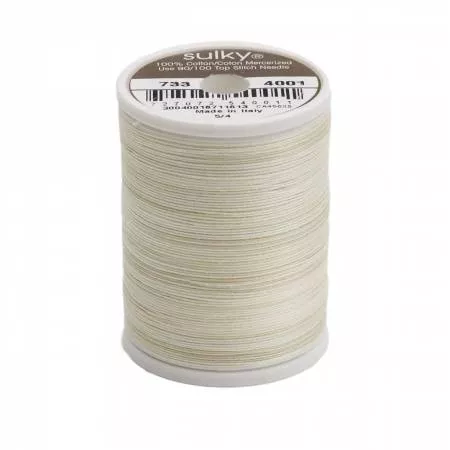Blendables Cotton Thread 2-ply 30wt 400d 500yds Parchment from Sulky 733-4001