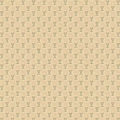 BLK Ashton Collection - 1674-41 Ivory - Cotton Fabric