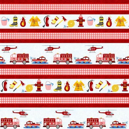 BLK Everyday Heros 1348-88 Red - Cotton Fabric