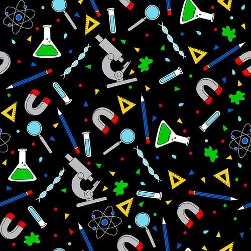 BLK Top of the Class 1710-99 Black - Cotton Fabric